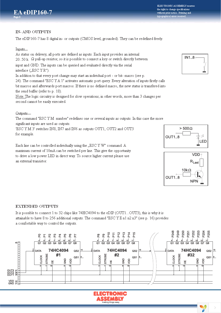 EA 0FP161-7SW Page 8